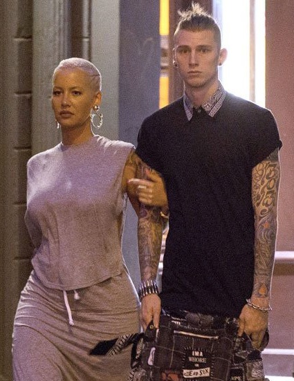 MGK, along with Amber in an outing